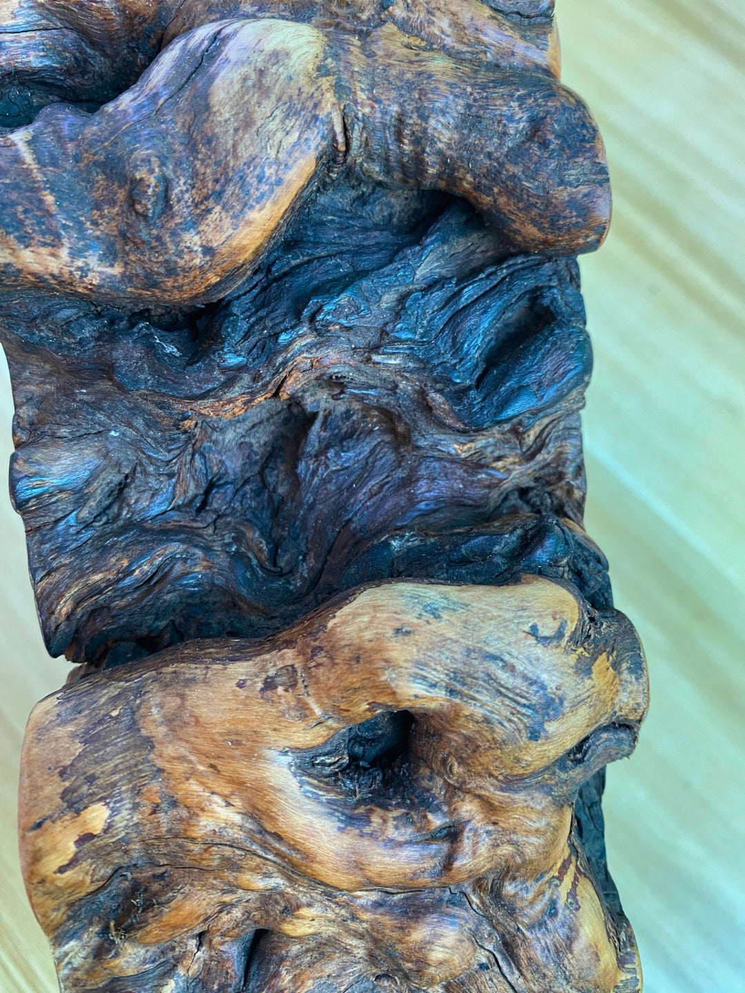 From Storm to Calm: How a Lightning-Struck Wooden Tea Table Lamp Can Become an Energy Anchor in Your Space