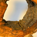 “Altar of Time & Cloud” Sculpture in Fragrant Sandalwood and Lightning-Struck Wood