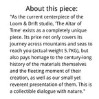 ritual altar sculpture、meditation altar、contemporary altar、handmade wooden altar、zen scu、statement art piecelpture、collector sculpture、art for meditation room