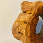 “Altar of Time & Cloud” Sculpture in Fragrant Sandalwood and Lightning-Struck Wood