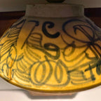 “Suspended Moment” - A Wall Sculpture Lamp Featuring 1987 Chair Back & 1920s-40s Antique Bowl